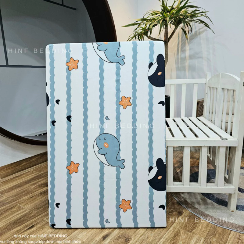 Ga chun cũi bọc đệm cho em bé đủ màu sắc và kích cỡ