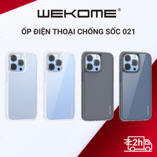 Ốp điện thoại chống sốc XR X Xs Max 11 12 13 14 Pro Max Chính Hãng WEKOME Chống Sốc, Chống Ố Vàng, Bảo vệ an toàn 021