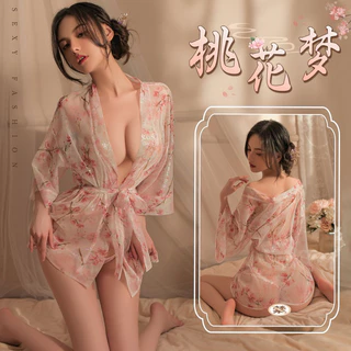 SẴN - [Hàng tốt] Kimono hoa xuyên thấu tặng kèm tất