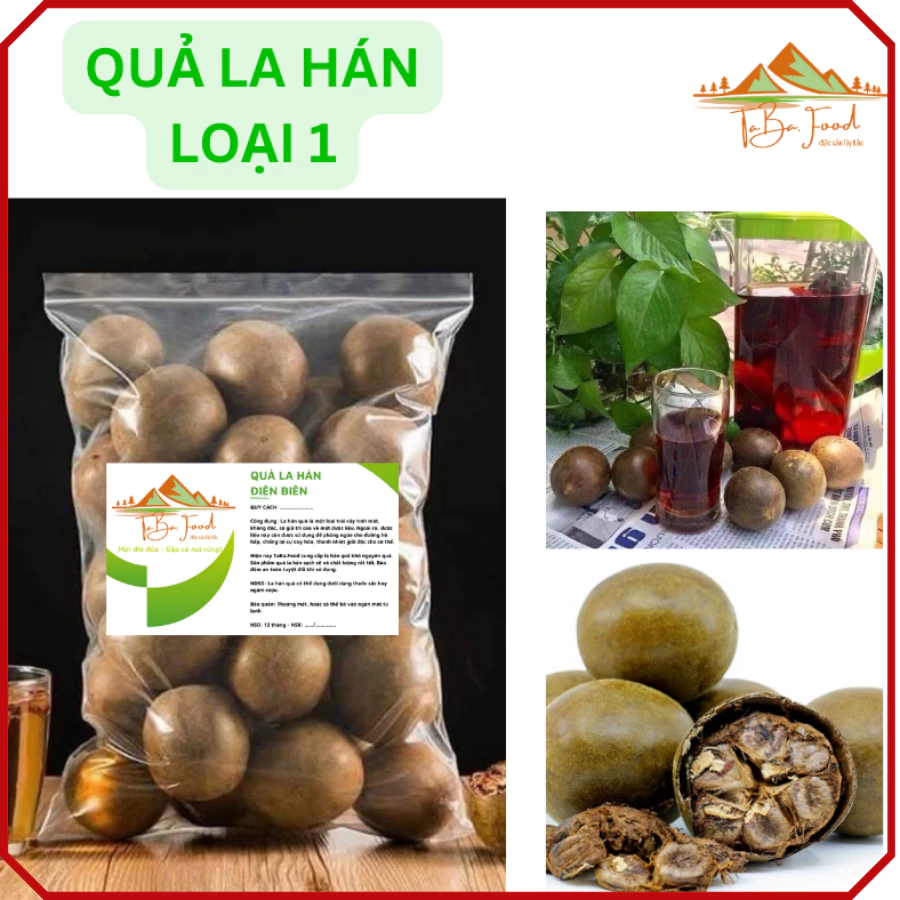 ✅[HÀNG LOẠI 1] Quả La Hán Hàng Đẹp (Không vỡ) Quả To Đều Thượng Hạng Giúp Thanh Nhiệt Giảm Stress