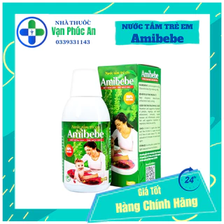 [CHÍNH HÃNG] Nước tắm thảo dược Amibebe cho trẻ sơ sinh và trẻ (Chai 250ml)