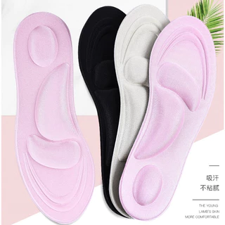 Cặp lót giày 4D massage êm chân thoáng khí, thấm hút mồ hôi cho nam và nữ
