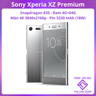 Điện thoại Sony Xperia XZ Premium màn hình 4K - Snap 835 lưng gương