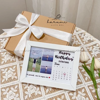 Quà tặng sinh nhật cho bạn bè, người yêu, gia đình, thầy cô Khung Ảnh Thiết Kế Happy Birthday - Harumi Gifts