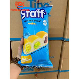 COMBO 4 BÁNH STAFF 3 VỊ 90g