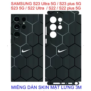 Miếng Dán skin 3M Full máy cho S23 Ultra / S22 / S23 plus/ S22 plus, S22 Ultra / S23 plsu, chống trầy xước và làm đẹp...