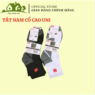 Combo 05 Đôi Tất ,Vớ Nam Cổ Dài U.ni Hàng Xuất Chất Liệu Nano Chống Hôi Chân