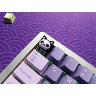 Nút Bàn Phím Keycap Mèo Xương cute Resin Lionvn