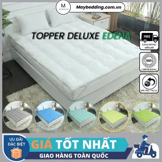 Topper Deluxe EDENA, Tấm Lót Nệm, Tấm Làm Mềm Nệm, Nhiều Màu Sắc - Hàng Chính Hãng