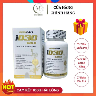 Viên uống sáng da chống nắng PETYFAN ID30 Gold White Suncream 30 viên