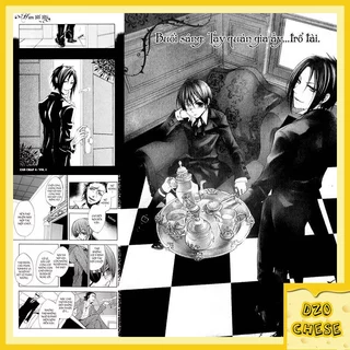 Siêu rẻ combo 100 giấy dán tường anime HẮC QUẢN GIA manga wall có keo mặt sau - Black Butler