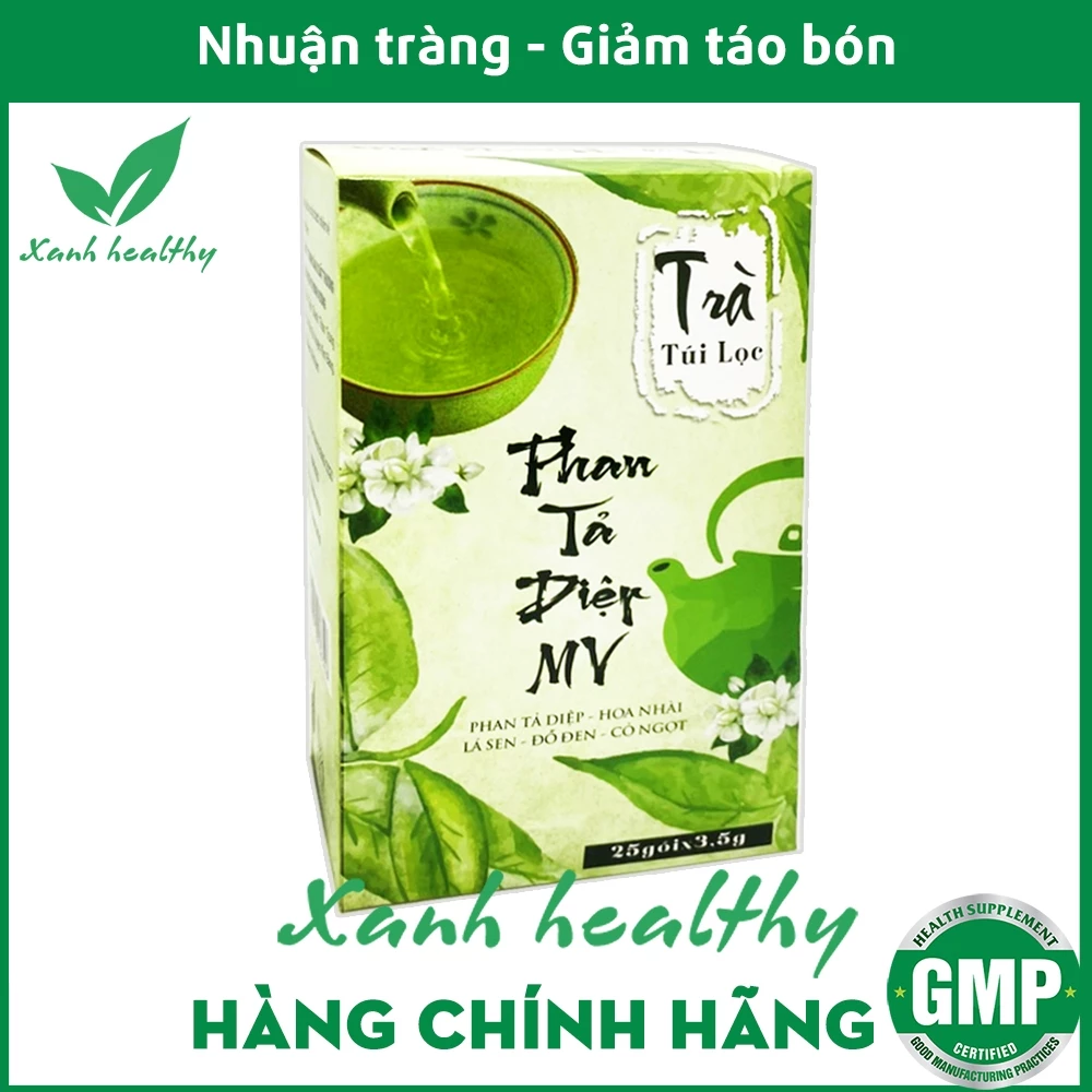 Trà túi lọc Phan Tả Diệp - từ thiên nhiên - giúp giảm táo bón nhuận tràng - thanh nhiệt giải độc - hộp 25 gói