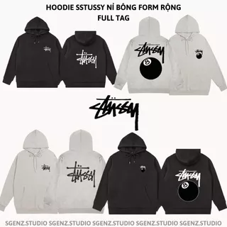 Áo Hoodie STUSSY Basic phong cách đơn giản, hiệu quả, Unisex nam nữ hàn quốc Sgenz.studio