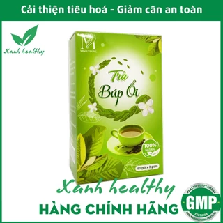 Trà Búp Ổi thiên nhiên - giảm tiêu chảy, đại tràng, điều hoà đường huyết , giảm cân - hộp 60 gói trà túi lọc