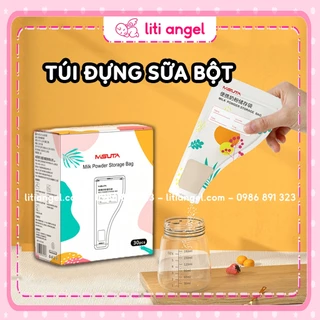 Túi đựng sữa bột Misuta tiện dụng mang đi ra ngoài, Hộp 30 túi