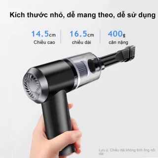 Máy Hút Bụi Mini Cầm Tay Không Dây YT - M2037 Lực Hút 6000MPA Nhỏ Gọn, Pin Sạc Tiện Lợi, Công Suất 60w Siêu Mạnh