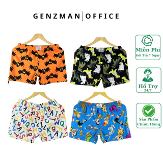 Combo 3 Quần ngủ Nam Nữ , Quần short đùi nam seven boxer mặc nhà 100%cotton cao cấp co giản GenZstore