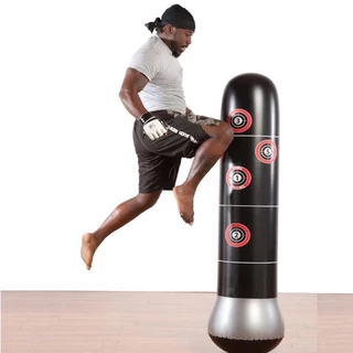 Bao Trụ Đấm Bốc Tự Cân Bằng - PURE BOXING 160cm Đường Kính 48cm - Tặng Kèm Bơm Hơi