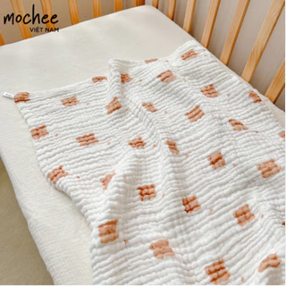 Mochee - khăn tắm vải xô nhăn mềm mại, thấm hút tốt MCE6400