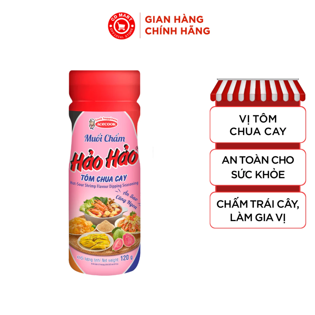 Muối chấm Hảo Hảo chua cay | Hũ 120G