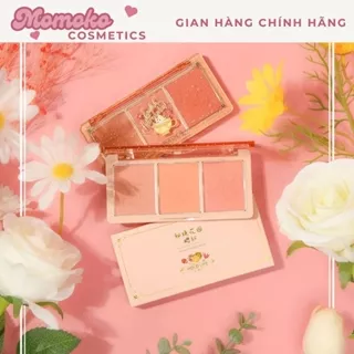 Phấn Má 3 Ô Màu HOLD LIVE SECRET GARDEN BLUSH HL461 Chất Phấn Mịn Lì, Dễ Tán Lên Màu Chuẩn Phong Cách Make-up Nàng Thơ