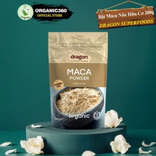 Bột Maca Nâu Hữu Cơ DRAGON SUPERFOODS Organic Maca Powder 200g