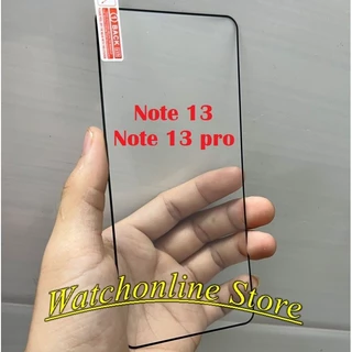 Kính Cường lực viền mỏng Full màn Xiaomi Redmi Note 13 , Note13 pro Xiaomi 14 Xiaomi 13 MI 13 Mi 14 loại xịn