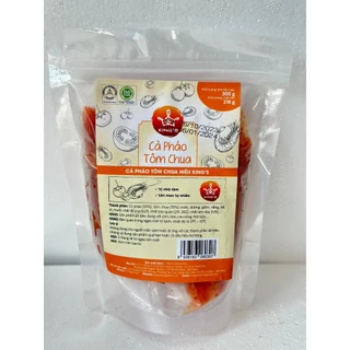 CÀ PHÁO TÔM CHUA HIỆU KING’S (túi zip 300g)