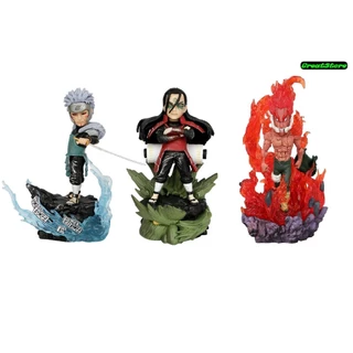 [ Sẵn ] Mô hình Senju Tobirama Senju Hashirama Guy G5 kỳ môn độn giáp Naruto - Có hộp - Figure Chibi 11 cm