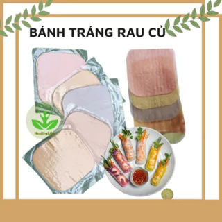 Bánh tráng ngũ sắc gạo lứt Eatclean Food ăn kiêng, giảm cân (500g)