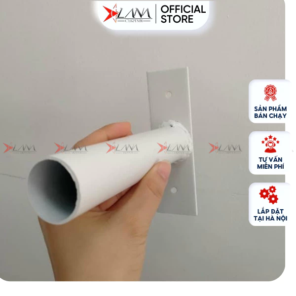 Trụ đỡ ngang treo rèm spa