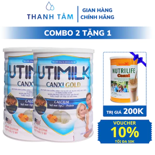 [Mua 2 tặng 1] Sữa Canxi Gold UTIMILK 900gr chính hãng - Dinh dưỡng toàn diện cho người cao tuổi