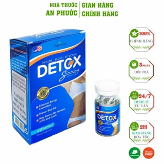 VIÊN UỐNG GIẢM CÂN NHANH DETOX ⚡HỖ TRỢ GIẢM CẢM GIÁC THÈM ĂN VÀ GIÚP ĐÀO THẢI MỠ THỪA SLIMMING AN TOÀN