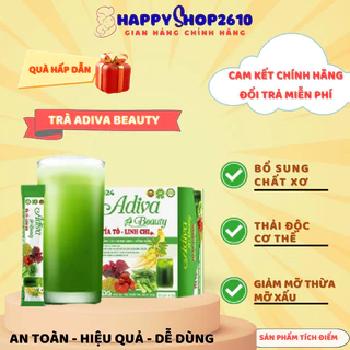 Adiva Beauty G24 hộp 30 gói thành phần tía tô linh chi thanh lọc cơ thể thả độc mát gan - Happy Shop