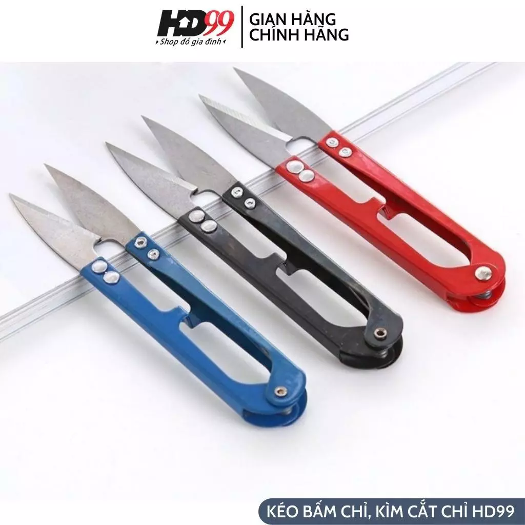 Kéo cắt chỉ thừa HD99, hàng loại 1, dụng cụ cắt len, chỉ thừa dùng cho gia đình