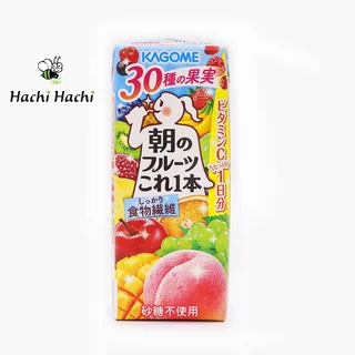 Nước ép trái cây nguyên chất Kagome 200ml - Hachi Hachi Japan Shop