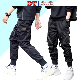 Quần Jogger kaki túi hộp ⚡️ VẢI ĐẸP + ẢNH THẬT ⚡️Quan dài ống bó thời trang nam nữ có khóa gài - đi chơi học S0