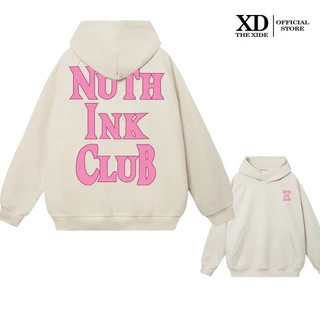 Áo Hoodie nỉ The Xide in chữ NOTH INK CLUB form unisex nam nữ chất nỉ bông dày dặn