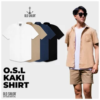 Áo sơ mi nam tay ngắn OldSailor - O.S.L KAKI SHIRT - 88548 - Big size upto 5XL