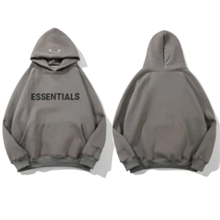 Áo Hoodie Nam Nữ Essentials Chất Nỉ Bông Không Xù Form Rộng Kiểu Dáng Basic Cao Cấp