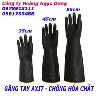 GĂNG TAY CAO SU CHỐNG AXIT - HÓA CHẤT. BAO TAY ĐA NĂNG CHỐNG AXIT, CHỐNG DẦU, HÓA CHẤT