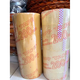 1 cuộn băng keo trong/ đục 200-100 yard chuyên dụng đóng hàng