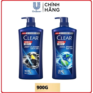 [Mã COSBAUMAR4 giảm 6% đơn 99K] DẦU GỘI SẠCH GÀU CLEAR MEN 900g