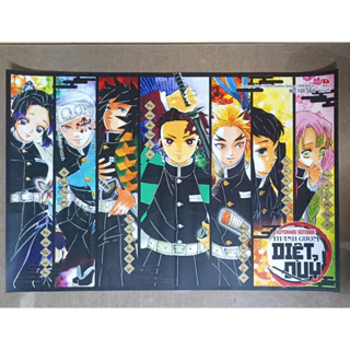 [Phụ kiện] Poster Kimetsu no Yaiba - Thanh Guom Diệt Quỷ t10