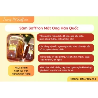 Sâm saffron mật ong đông trùng hạ thảo Hàn Quốc