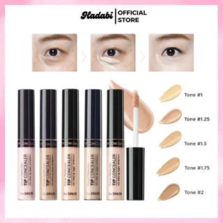 Che Khuyết Điểm The Saem Cover Perfection Tip Concealer 6.5g, Kem Che Khuyết Điểm The Seam Che Phủ Cao SPF28 PA++ 6.5g