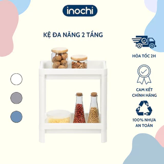 Kệ nhựa đa năng inochi đựng sách, mỹ phẩm, kệ nhà tắm, kệ bếp, kệ gia vị, khay có lỗ thoát nước inochi store hcm