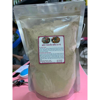 1kg  bột mặt nạ thuốc bắc 24 vị handmade đắp mặt trắng da