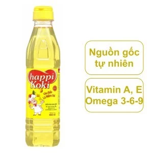 Dầu Ăn Cao Cấp Happi Koki Chai 400ml- Bách Hóa Như Ngọc Online