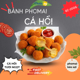 Bánh Phomai Cá Hồi Chế Biến Sẵn Thực Phẩm Đông Lạnh Đôi Đũa Vàng Thơm Ngon Ròm Rụm Nhân Cá Hồi + Phomai Kéo Sợi Béo Thơm